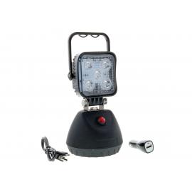 Magnetic rechargeable LED work lamp